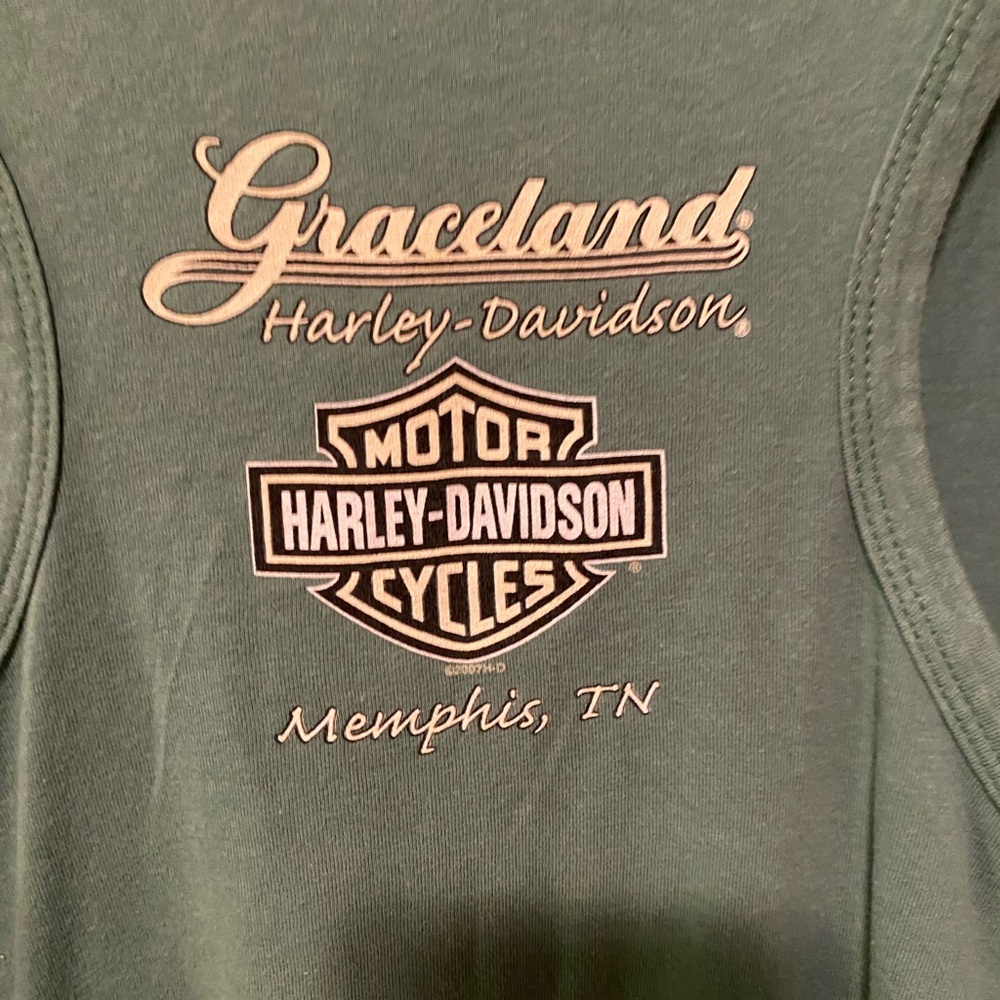 Vtg Y2k Harley Davidson Womens Sz XL Tank Top T-Shirt